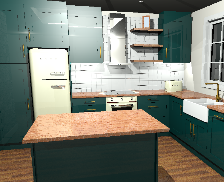 RNO. Cozinha 3d, Porto, Planeamento e concepção